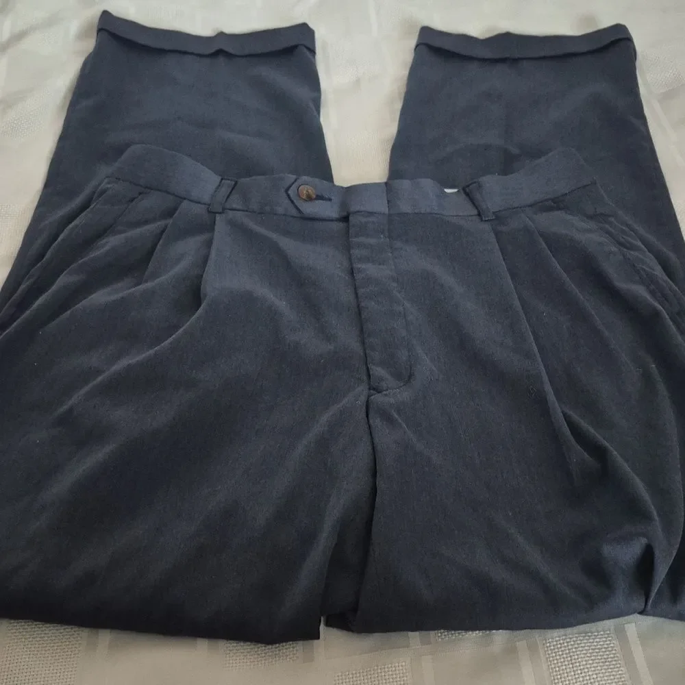 Men's Classic Navy Blue Pants - Picture 16 of 16